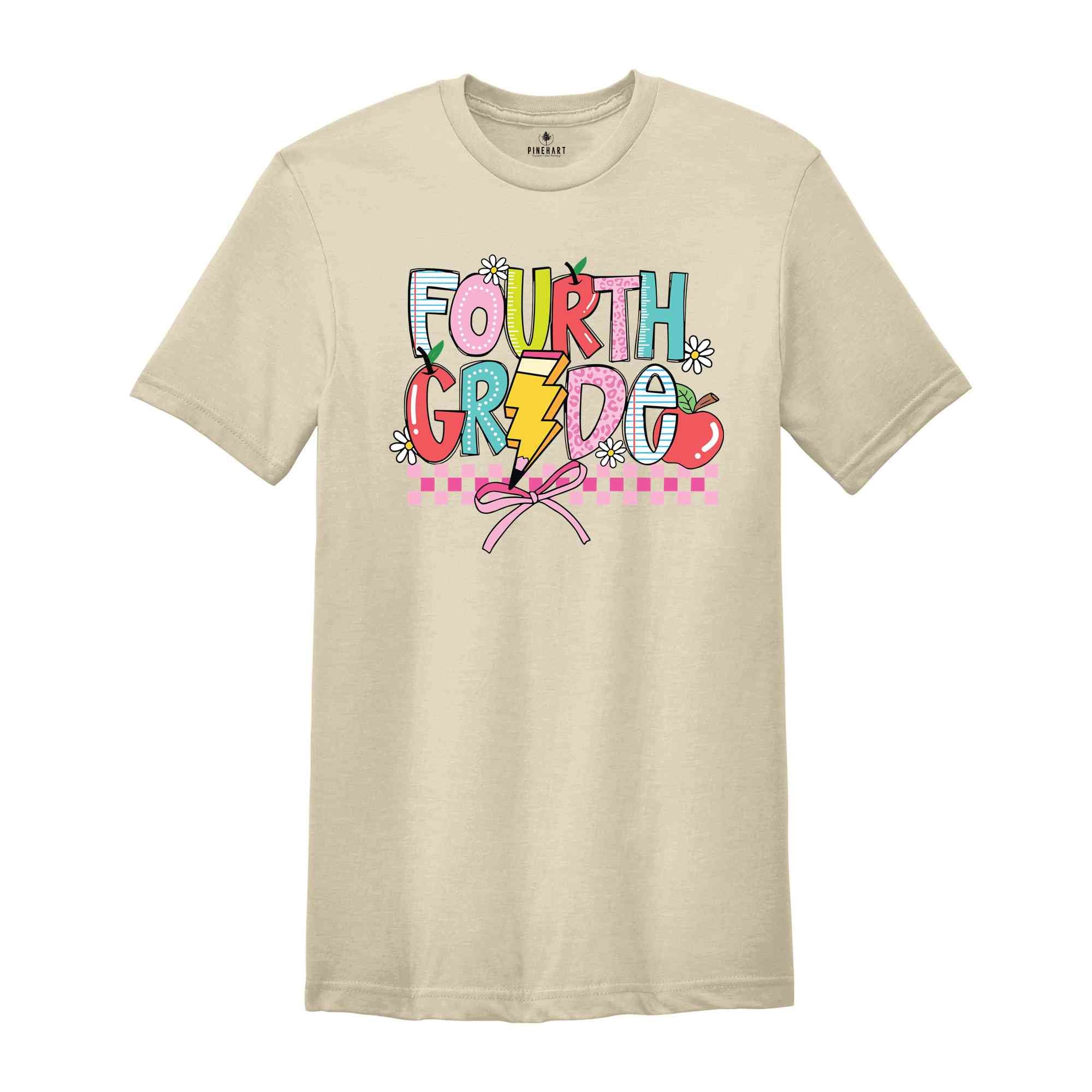 Hello Fourth Grade Shirt, 4th Grade Shirt, Back To School Shirt, Fourth Grade Gift, Fourth Day Of School Shirt, Fourth Grade Teacher Shirt