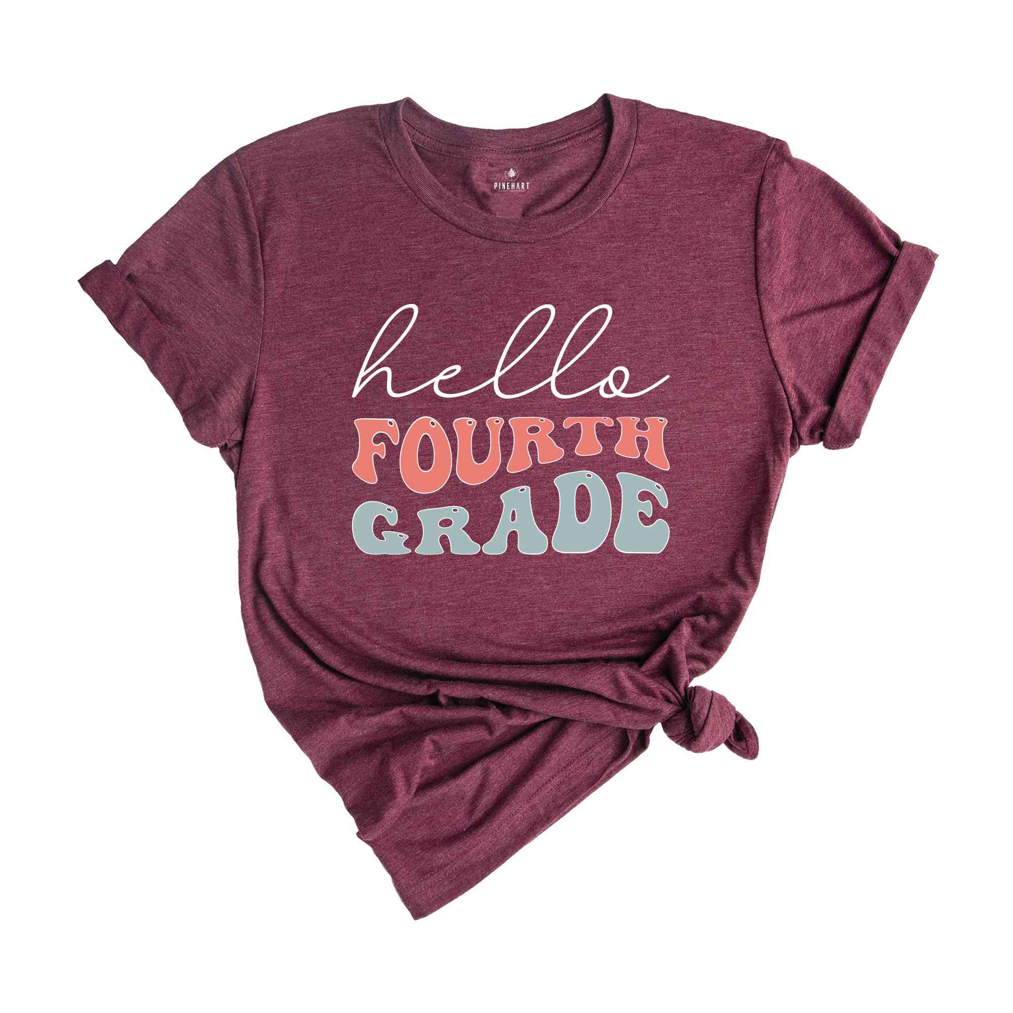 Hello Fourth Grade Shirt, Fourth Grade Teacher Shirt, 4th Grade Shirt, Back To School Shirt, Teacher Shirt, First Day Of School Shirt