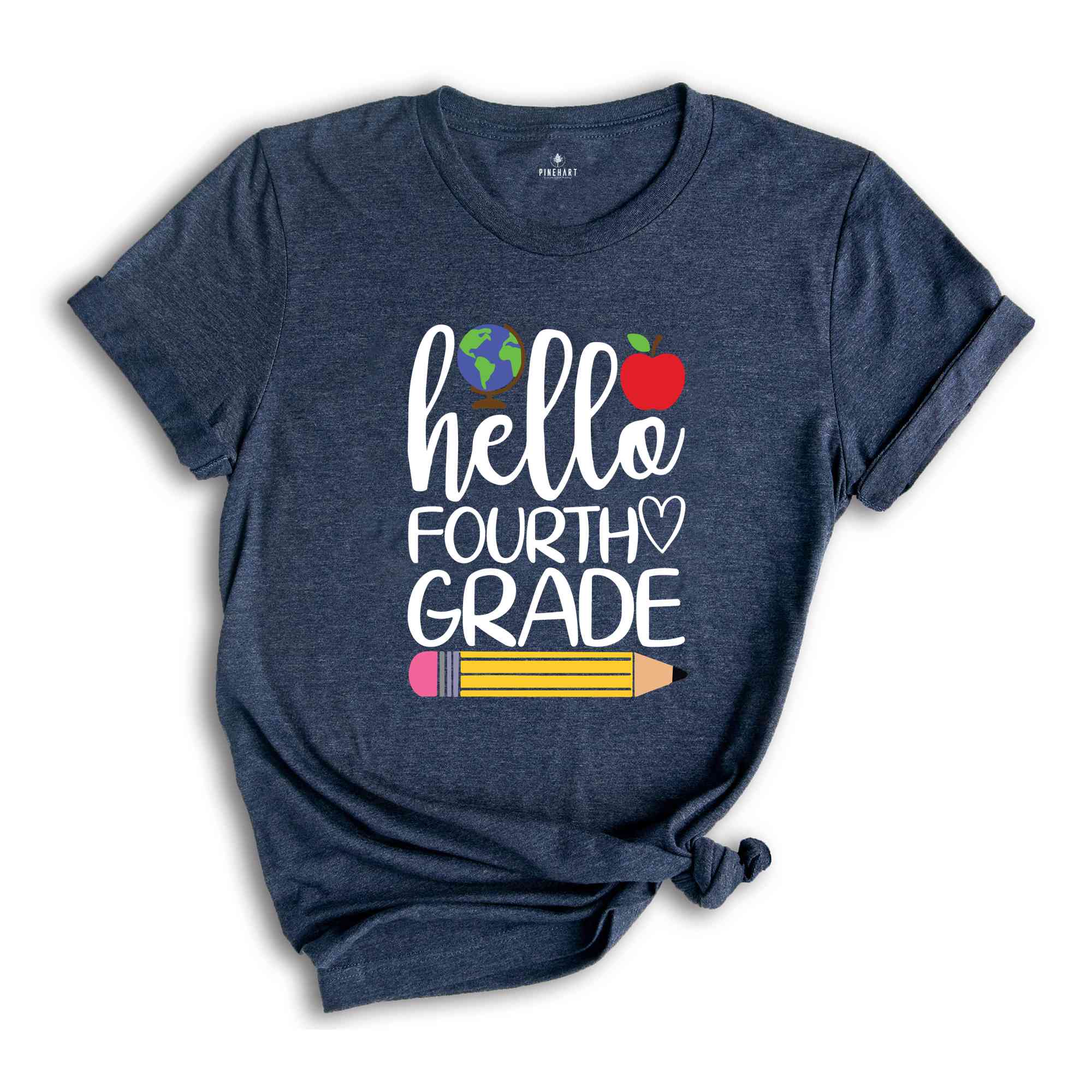 Hello Fourth Grade Shirt, Fourth Grade Teacher Shirt, Teacher Gift, Gift for Teachers, 4th Grade, Fourth Grade Teacher,Back to School Shirt