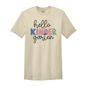 Hello Kinder Garten Shirt, Back To School Shirt, First Day Of School Shirt, Hello School Shirt, Grade Shirt, Teacher Shirt, School Shirt