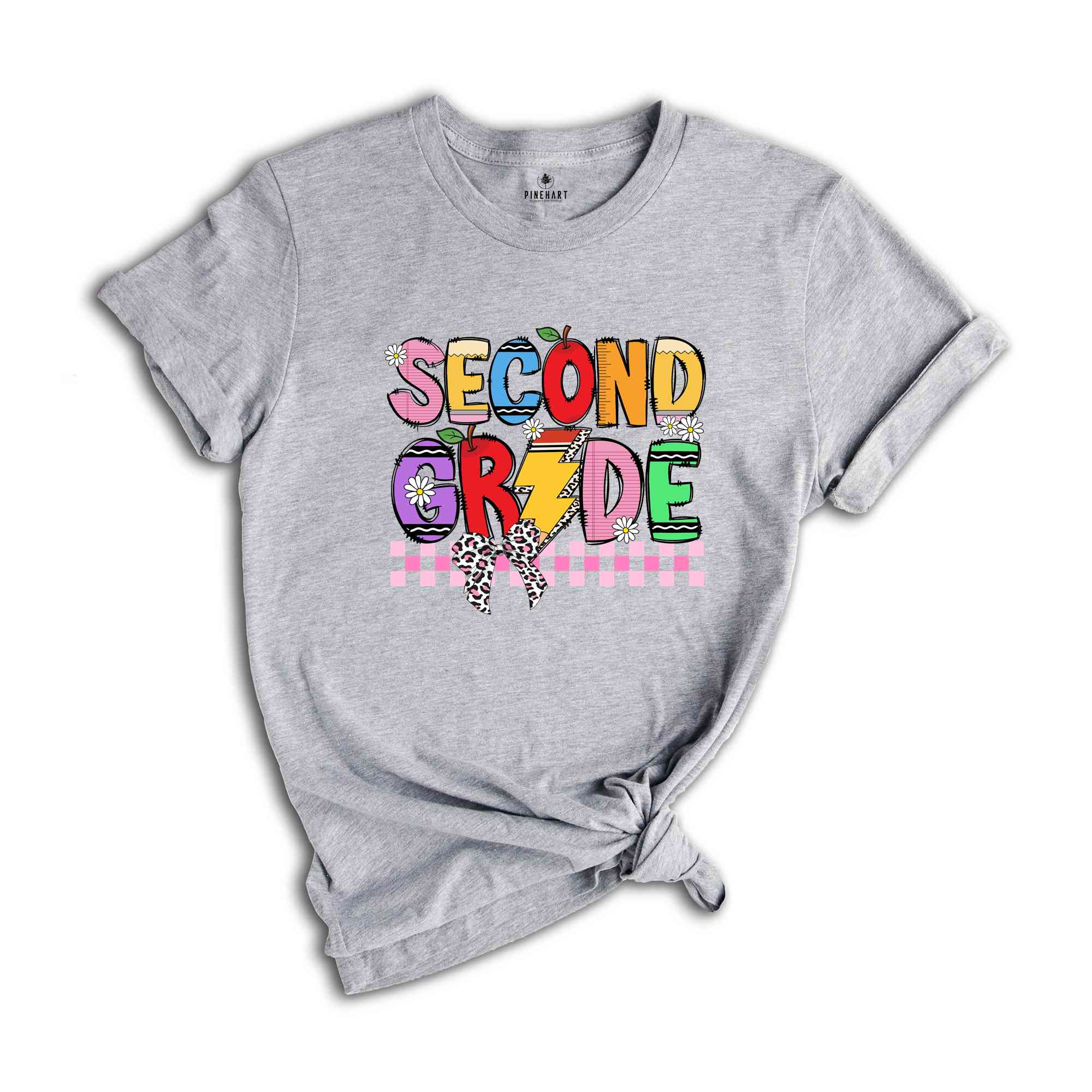 Hello Second Grade Shirt, 2nd Grade Shirt, Back To School Shirt, Second Grade Gift, Second Day Of School Shirt, Second Grade Teacher Shirt