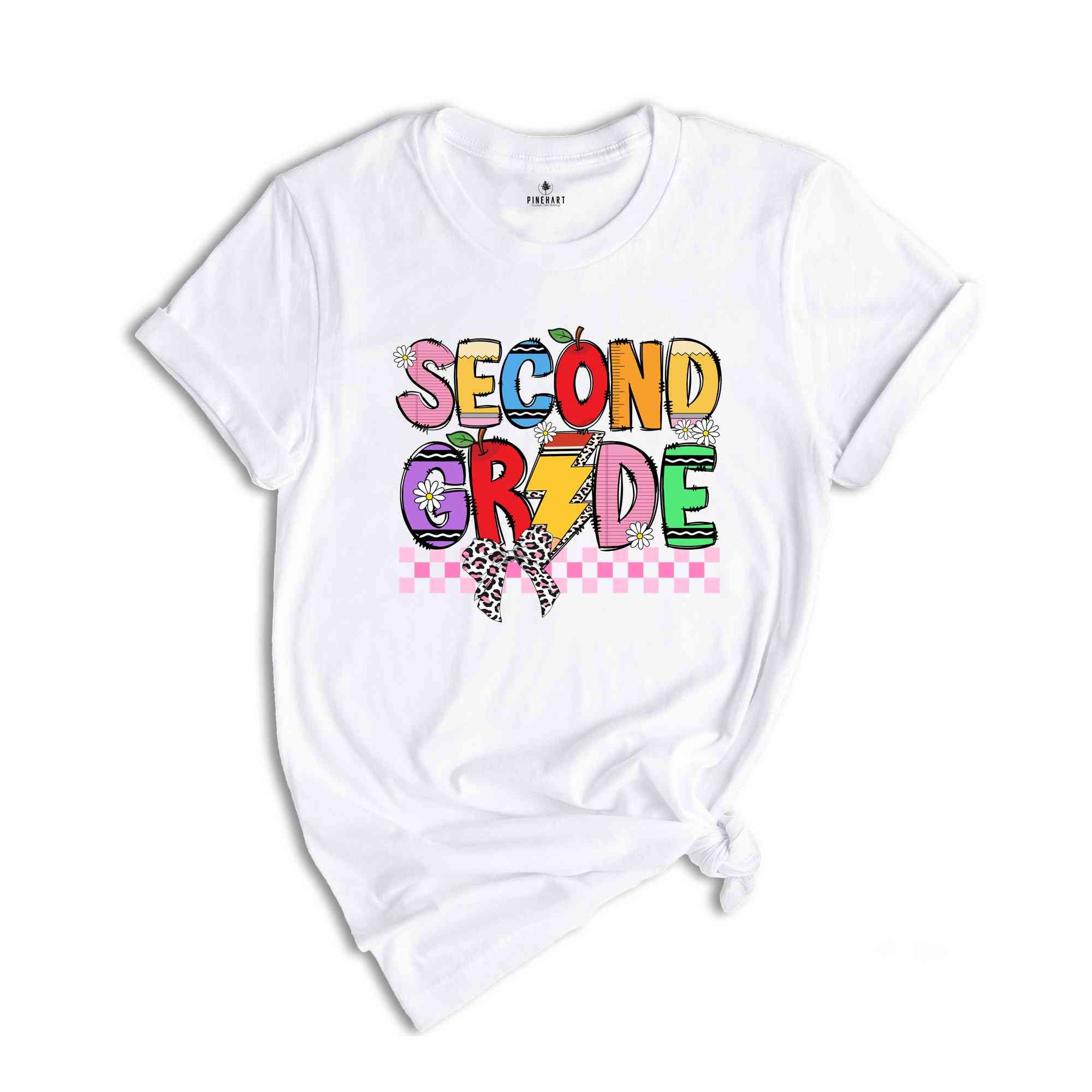 Hello Second Grade Shirt, 2nd Grade Shirt, Back To School Shirt, Second Grade Gift, Second Day Of School Shirt, Second Grade Teacher Shirt