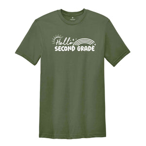 Hello Second Grade Shirt, Back To School Shirt, Cute Back To School Shirt, Tie Dye Shirt, First Day Of School, Second Grade Outfit