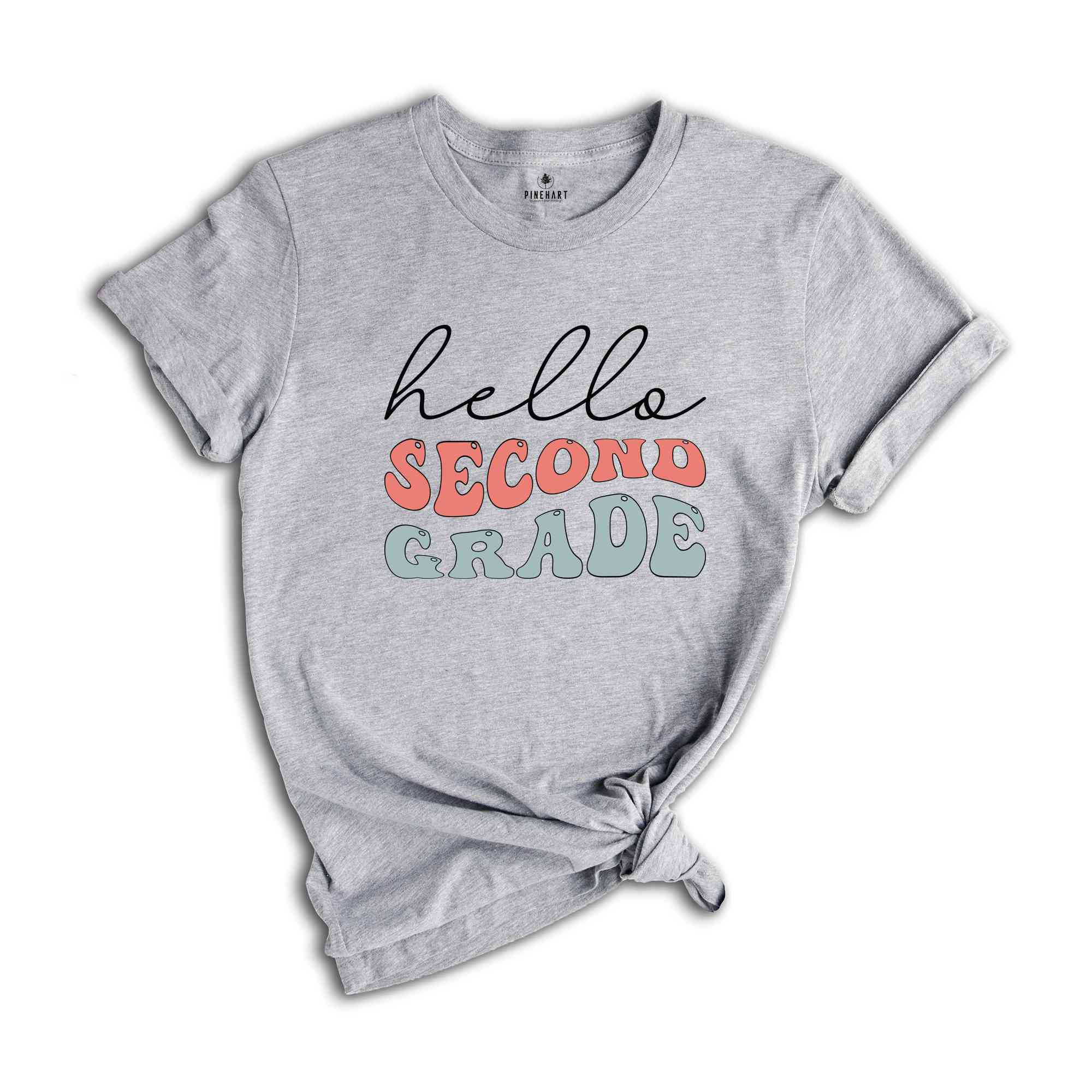 Hello Second Grade Shirt, Second Grade Teacher Shirt, 2nd Grade Shirt, Back To School Shirt, Teacher Shirt, First Day Of School Shirt