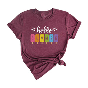 Hello Summer Shirt, Women’s Summer Shirts, Summer Lovers Shirt, Vacation TShirt, Cute Summer Shirt, Sunshine Shirt, Vacay Mode, Beach Tee