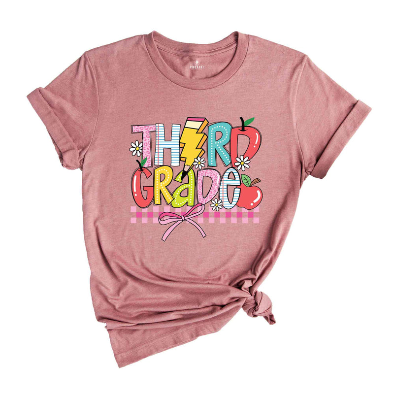 Hello Third Grade Shirt, 3rd Grade Shirt, Back To School Shirt, Third Grade Gift, Third Day Of School Shirt, Third Grade Teacher Shirt