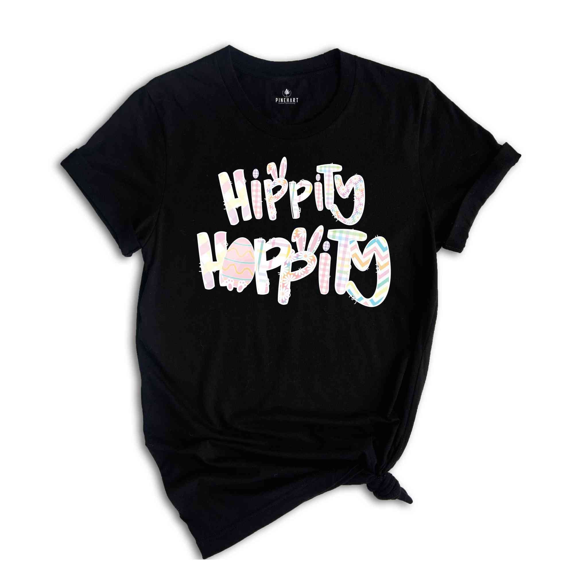 Hippity Hoppity Easter Bunny Shirt, Easter Bunny Shirt, Egg Hunt Shirt, Bunny Ears T-shirt, Family Matching Easter Shirt,