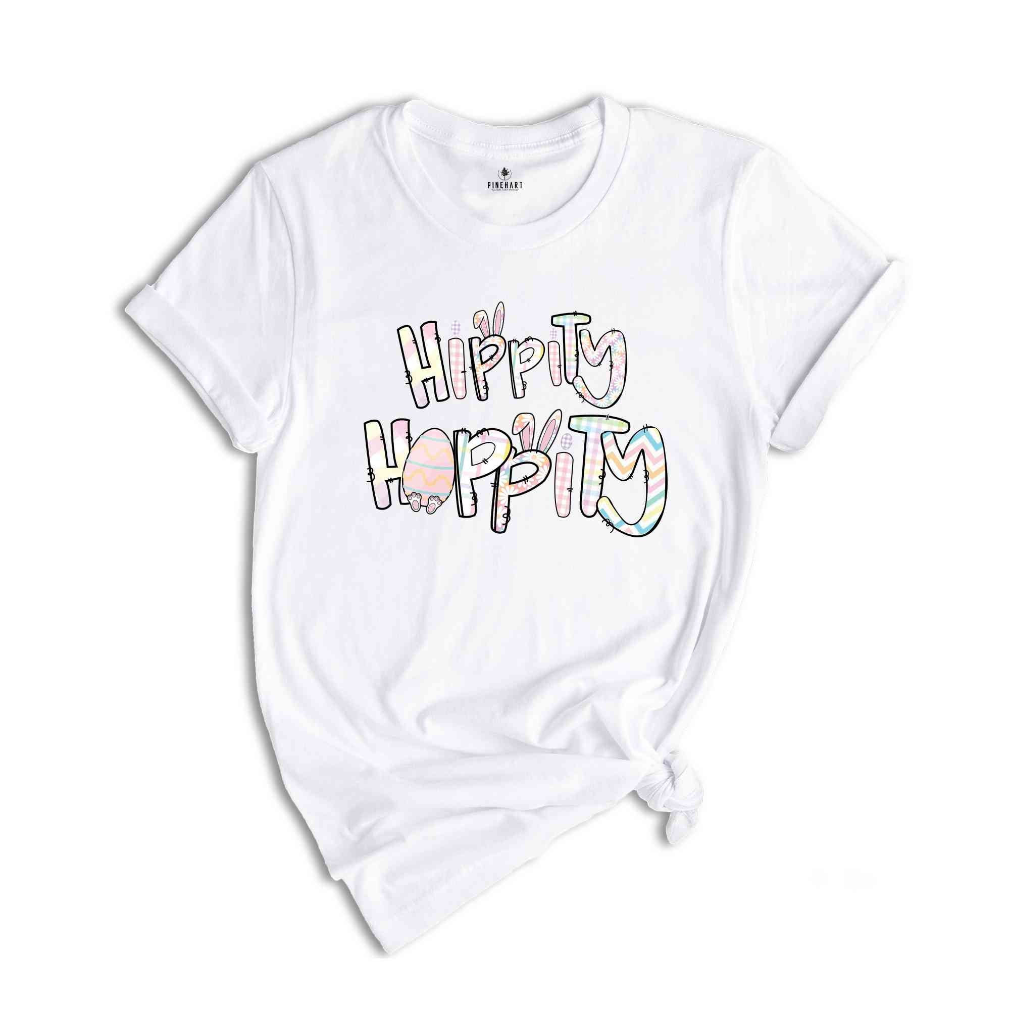 Hippity Hoppity Easter Bunny Shirt, Easter Bunny Shirt, Egg Hunt Shirt, Bunny Ears T-shirt, Family Matching Easter Shirt,