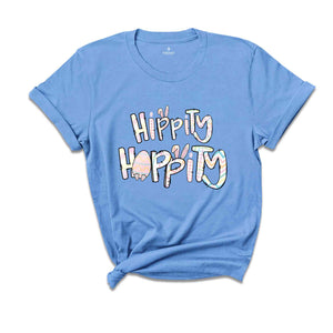 Hippity Hoppity Easter Bunny Shirt, Easter Bunny Shirt, Egg Hunt Shirt, Bunny Ears T-shirt, Family Matching Easter Shirt,