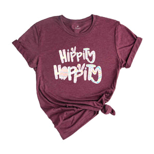 Hippity Hoppity Easter Bunny Shirt, Easter Bunny Shirt, Egg Hunt Shirt, Bunny Ears T-shirt, Family Matching Easter Shirt,