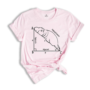 Hippopotenuse Shirt, Funny Math Teacher Shirt, Geometry Teacher Gift, Geometry Nerd Gift, Math Geek Shirt