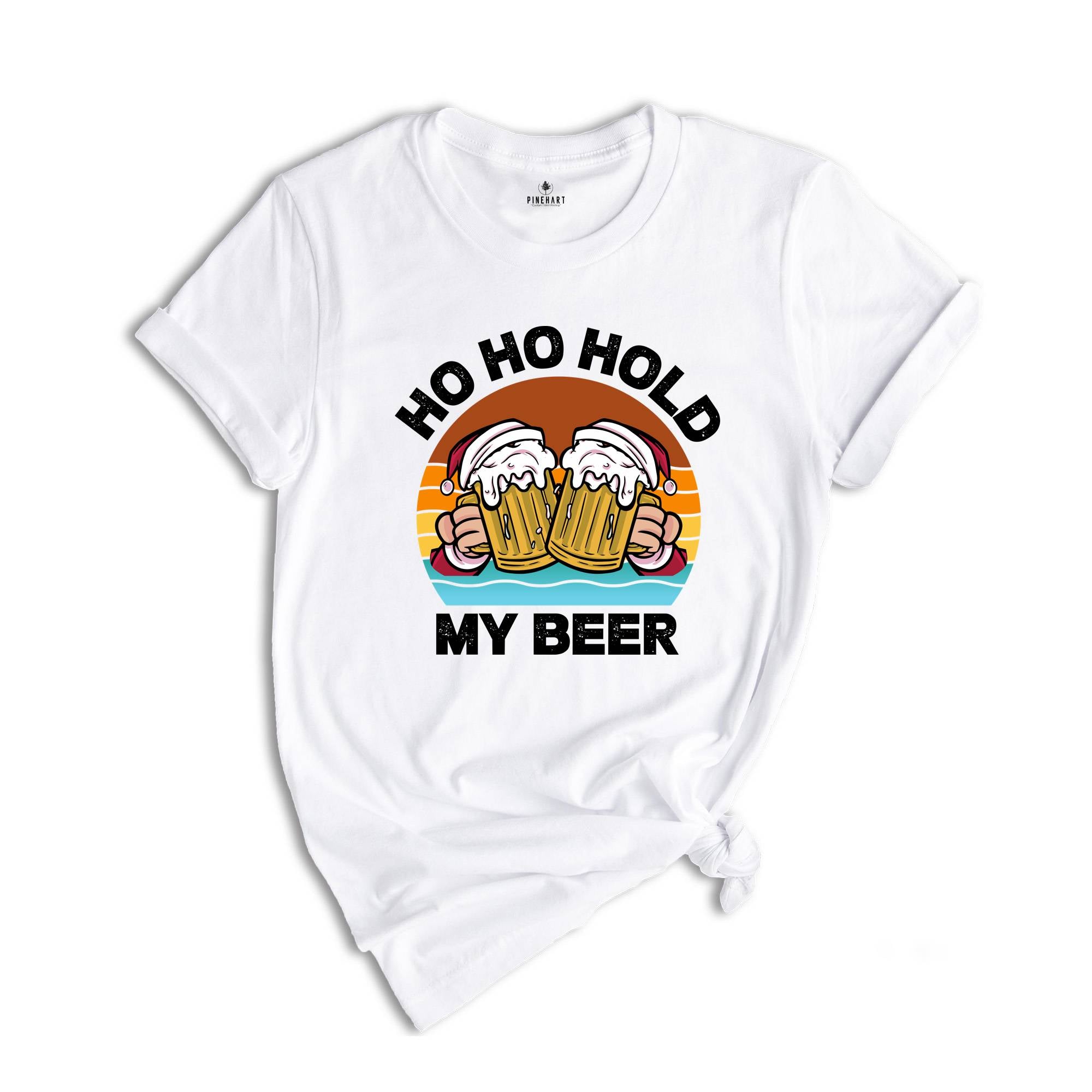 Ho Ho Hold My Beer Shirt, Funny Drinking Shirt, Drunk Santa Shirt, Drunkard Shirt, Drinking Club Shirt, Christmas Sweatshirt