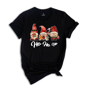Ho Ho Ho Shirt, Christmas Gnome Shirt, Gingerbread Man Shirt, Christmas Family Shirt, Cute Gnome Shirt, Chibi Gnome Shirt