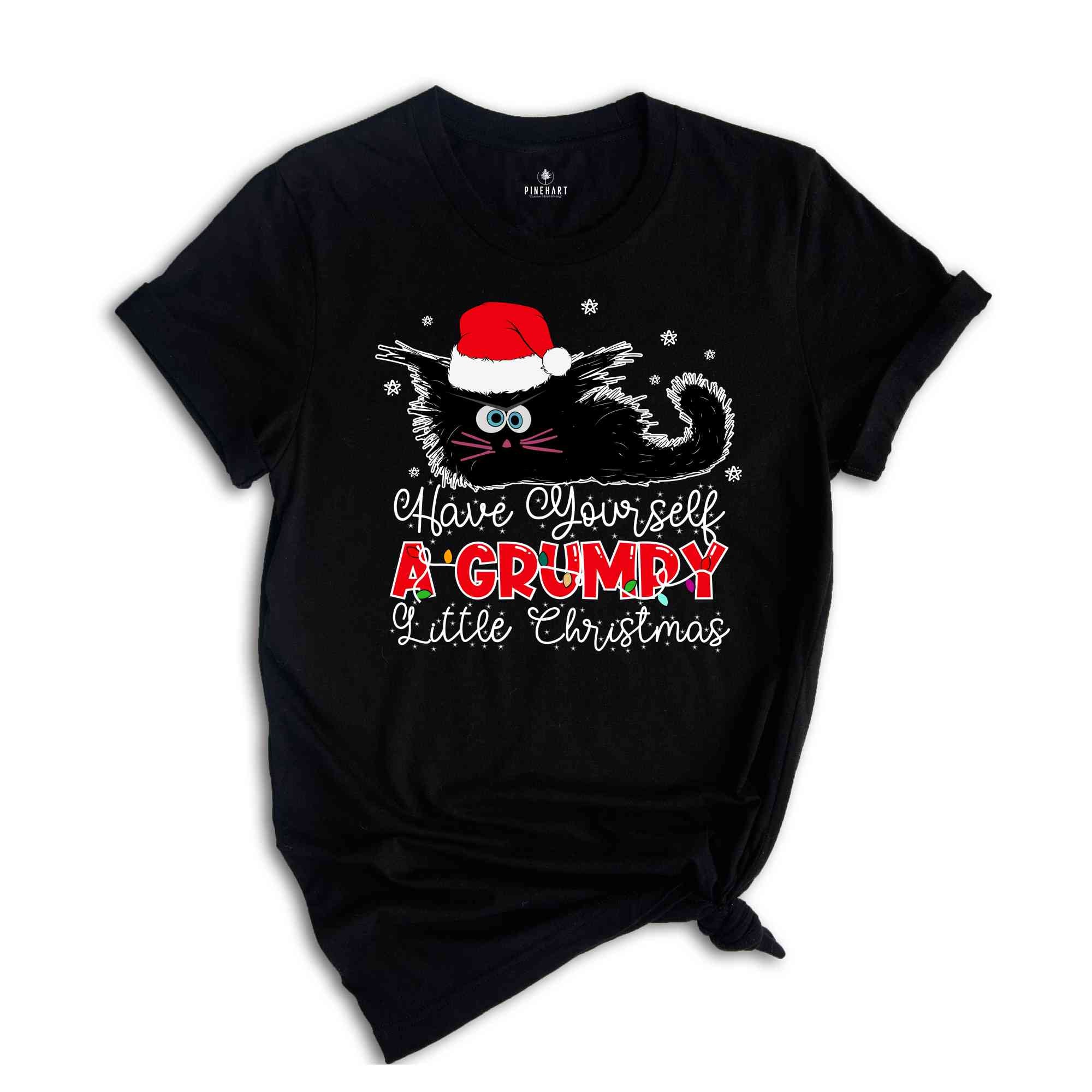 Holiday Attitude, Grumpy Cat Christmas Gift Shirt