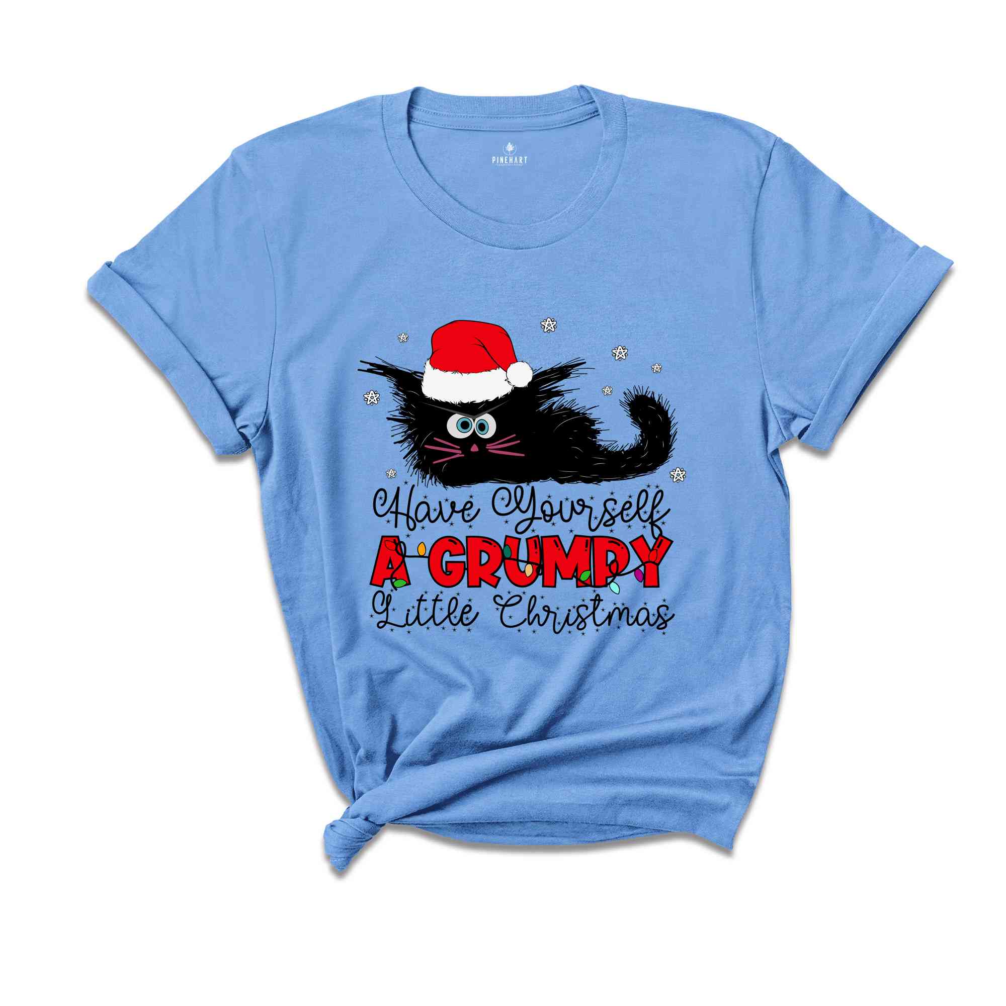 Holiday Attitude, Grumpy Cat Christmas Gift Shirt
