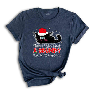 Holiday Attitude, Grumpy Cat Christmas Gift Shirt