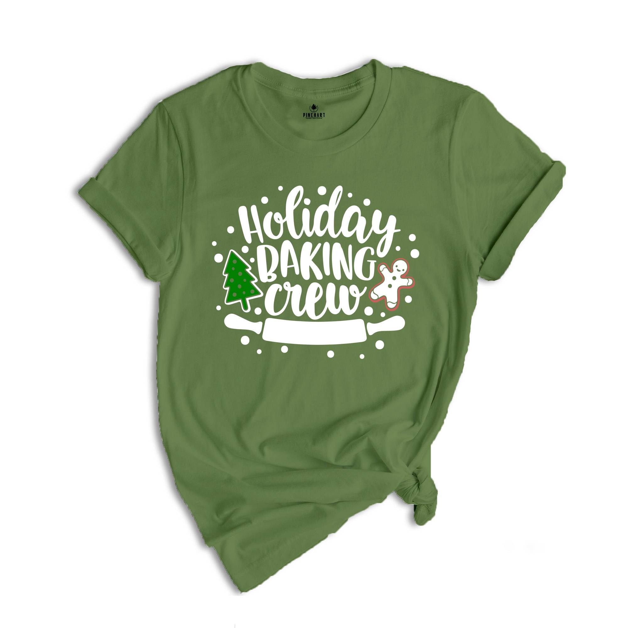 Holiday Baking Crew Shirt, Christmas Gift, Christmas Pajamas, Christmas Baking Tee, Christmas Tee, Cookie Baking Crew, Christmas Sweater