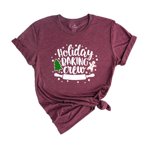 Holiday Baking Crew Shirt, Christmas Gift, Christmas Pajamas, Christmas Baking Tee, Christmas Tee, Cookie Baking Crew, Christmas Sweater