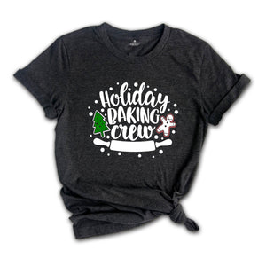 Holiday Baking Crew Shirt, Christmas Gift, Christmas Pajamas, Christmas Baking Tee, Christmas Tee, Cookie Baking Crew, Christmas Sweater