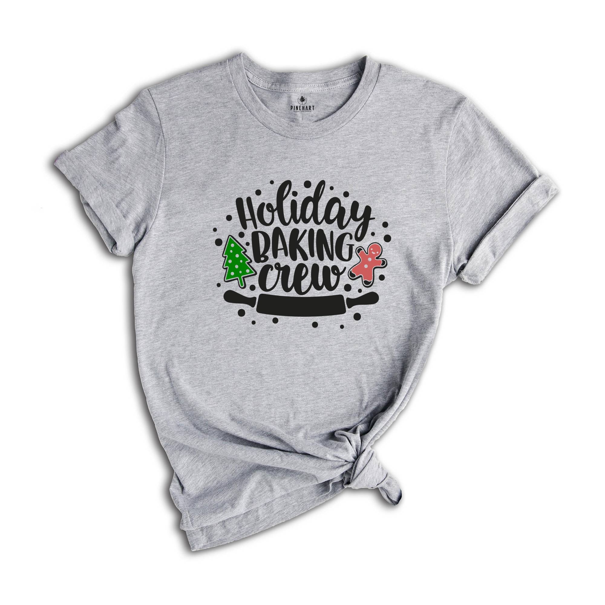 Holiday Baking Crew Shirt, Christmas Gift, Christmas Pajamas, Christmas Baking Tee, Christmas Tee, Cookie Baking Crew, Christmas Sweater