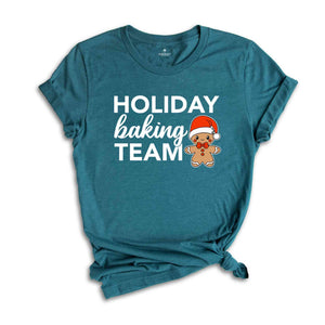 Holiday Baking Team Shirt, Gingerbread Man Shirt, Baking Club Shirt, Christmas Baking Gift, Christmas Sweatshirt, Cute Xmas Shirt