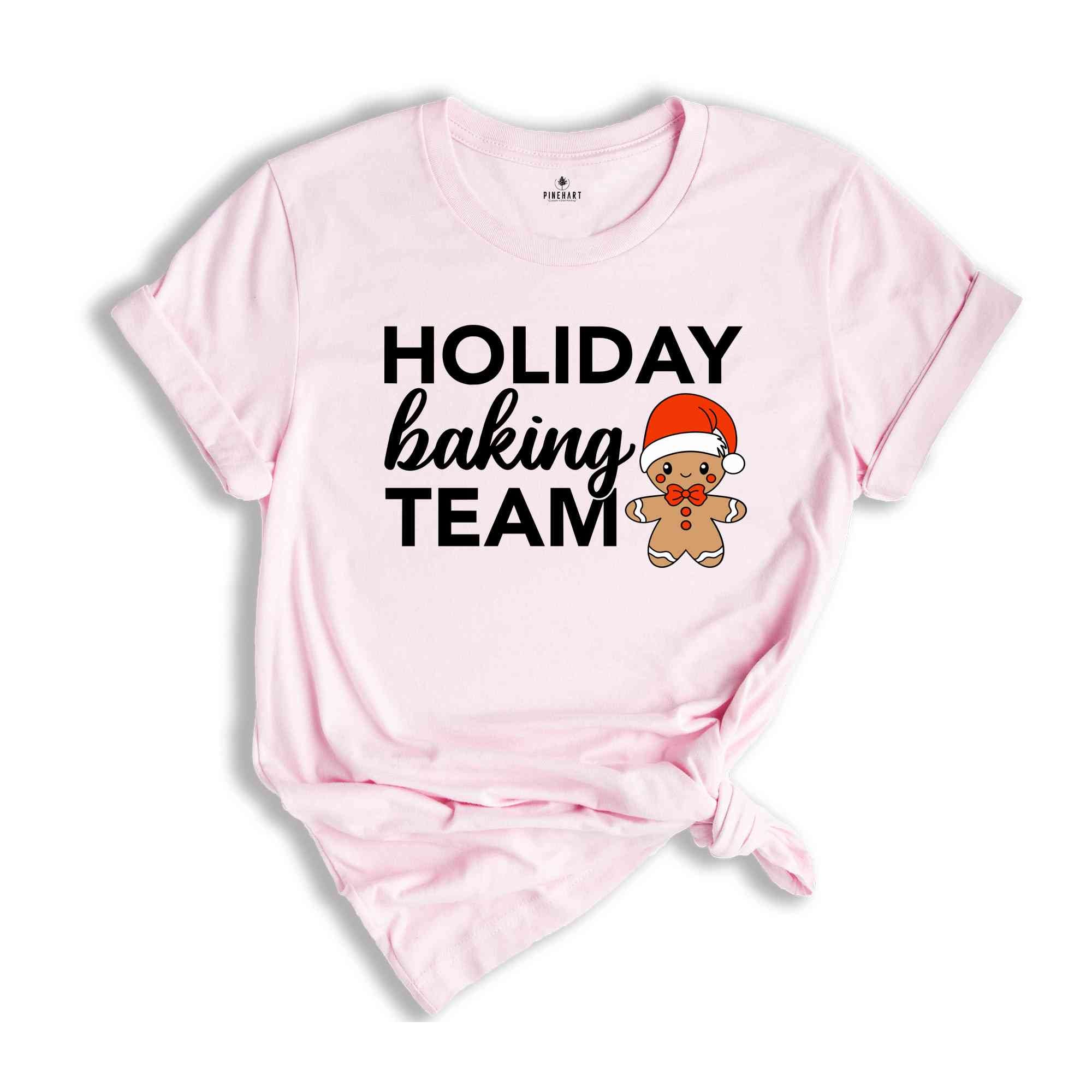 Holiday Baking Team Shirt, Gingerbread Man Shirt, Baking Club Shirt, Christmas Baking Gift, Christmas Sweatshirt, Cute Xmas Shirt