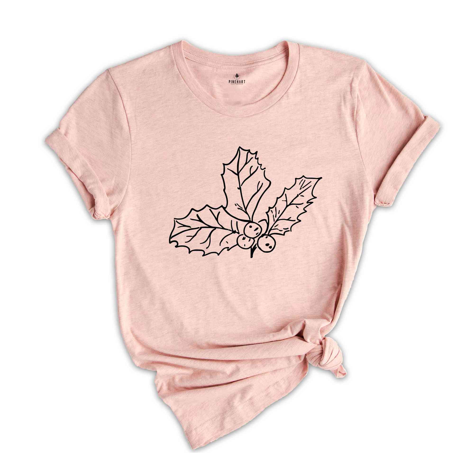 Holly Flower Shirt, December Flower Shirt, December Birthday Shirt, Birthday Shirt, Birth Month Flower Shirt, Flower Shirt