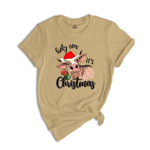 Holy Cow It's Christmas Shirt, Christmas Farmer Shirt, Cowgirl Shirt, Christmas Gift, Family Christmas Shirt, Christmas Pajamas