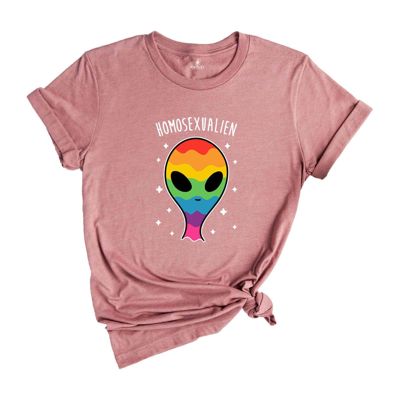 Homosexualien Shirt, Sarcastic Shirts, Funny Pride Month Shirt, Straight Tshirt, Rainbow Pride Shirt, Gaylien Shirt, Funny LGBTQ Shirt