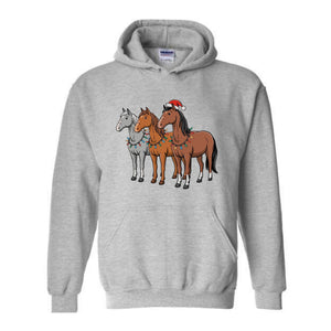 Horse Christmas Sweatshirt, Western Christmas Horse Shirt, Horse Lover Gift