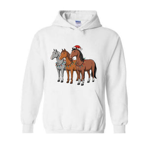 Horse Christmas Sweatshirt, Western Christmas Horse Shirt, Horse Lover Gift