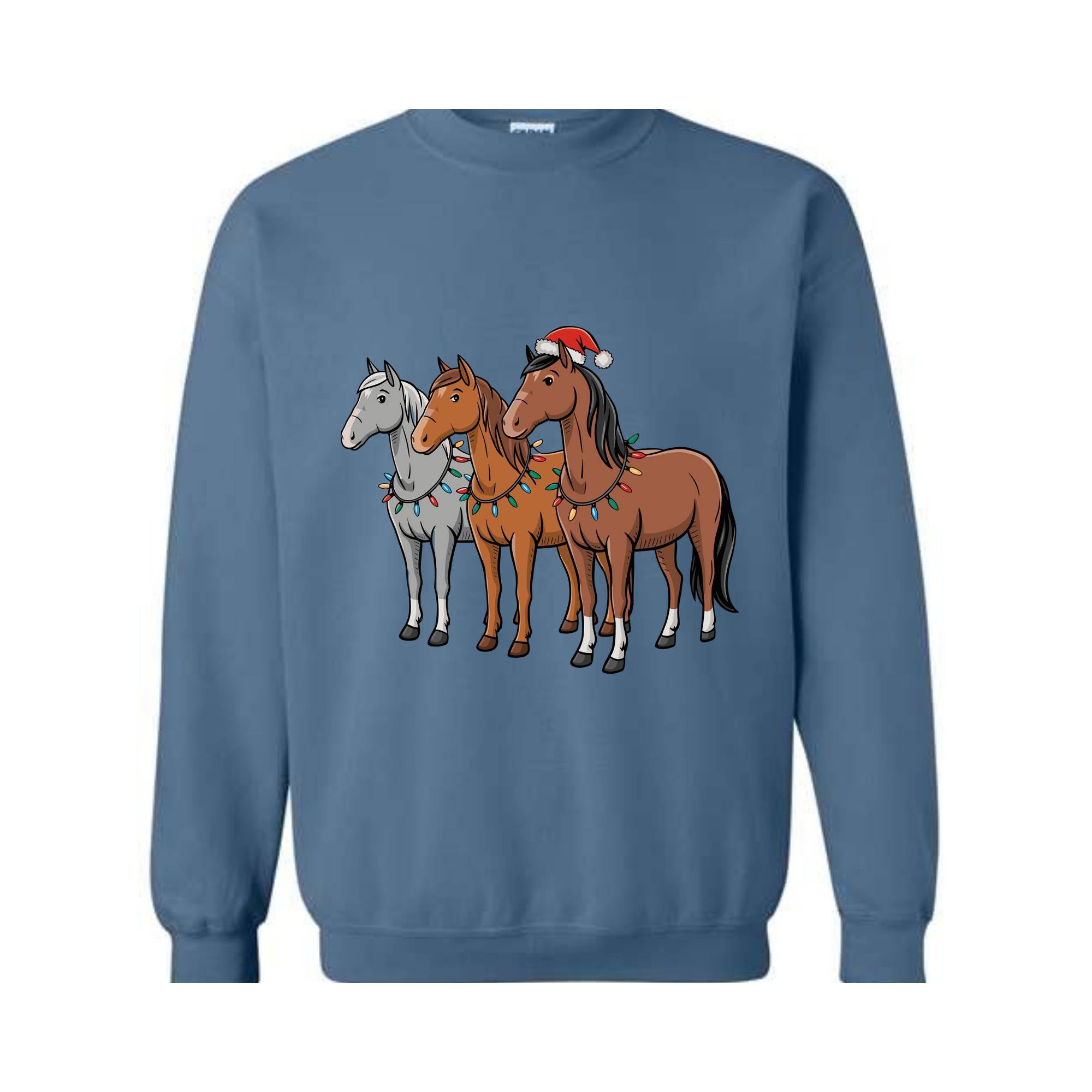 Horse Christmas Sweatshirt, Western Christmas Horse Shirt, Horse Lover Gift