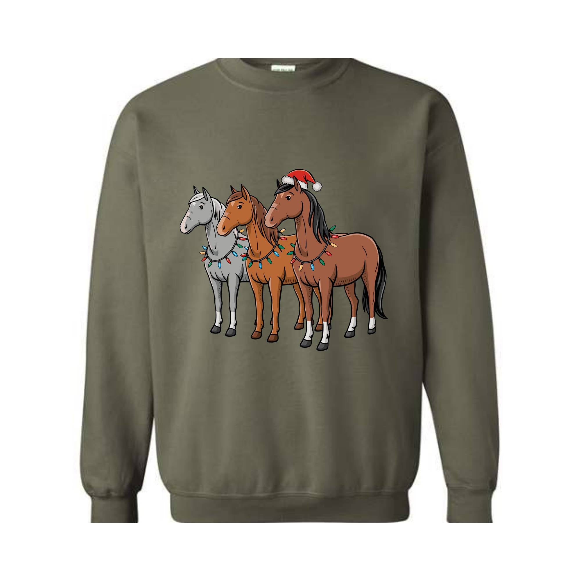 Horse Christmas Sweatshirt, Western Christmas Horse Shirt, Horse Lover Gift