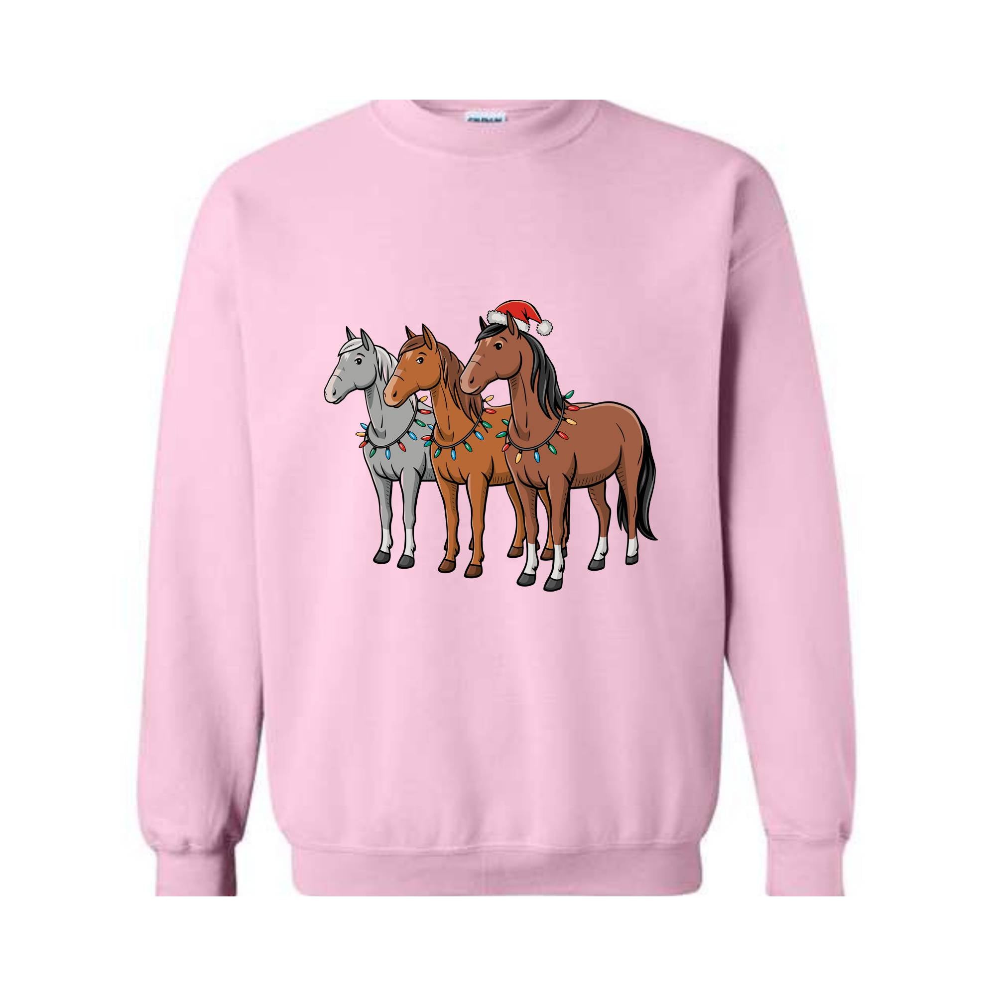 Horse Christmas Sweatshirt, Western Christmas Horse Shirt, Horse Lover Gift