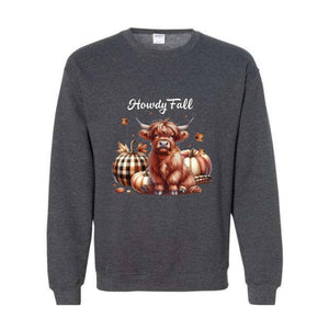 Howdy Fall Sweater, Heifer Sweatshirt, Cow Autumn Sweatshirt, Farm Animal Crewneck, Pumpkin Sweatshirt, It's Fall Y'all, Howdy Gift