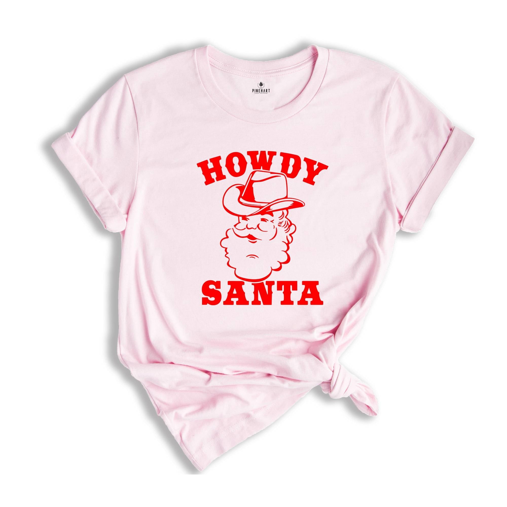 Howdy Santa Sweatshirt, Western Christmas Hoodie, Cowboy Santa Sweatshirt, Christmas Gifts, Family Christmas Sweatshirt