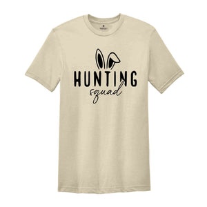 Hunting Squad Shirt, Easter Vibes Shirt, Bunny Shirt, Cute Easter Shirt, Easter 2025, Happy Easter Shirt, Easter Bunny Shirt