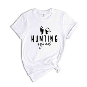 Hunting Squad Shirt, Easter Vibes Shirt, Bunny Shirt, Cute Easter Shirt, Easter 2025, Happy Easter Shirt, Easter Bunny Shirt