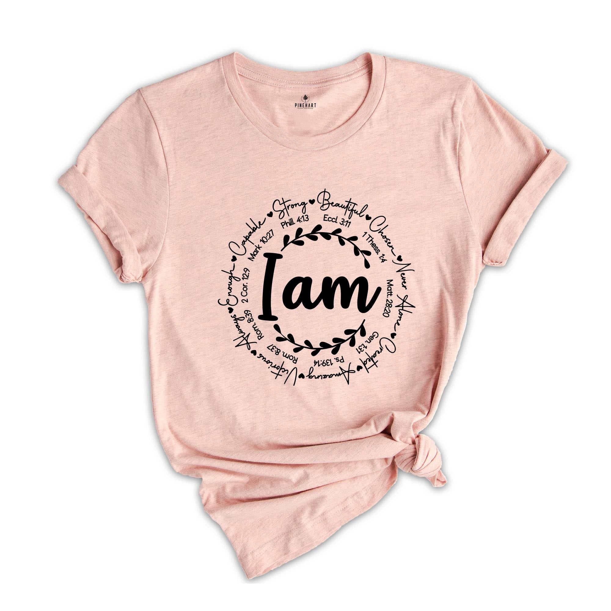 I Am Chosen Shirt, I am Inspiration Shirt, I Am Enough Shirt, Christian Shirt, Jesus Shirt, Motivational Shirt, Faith Shirt