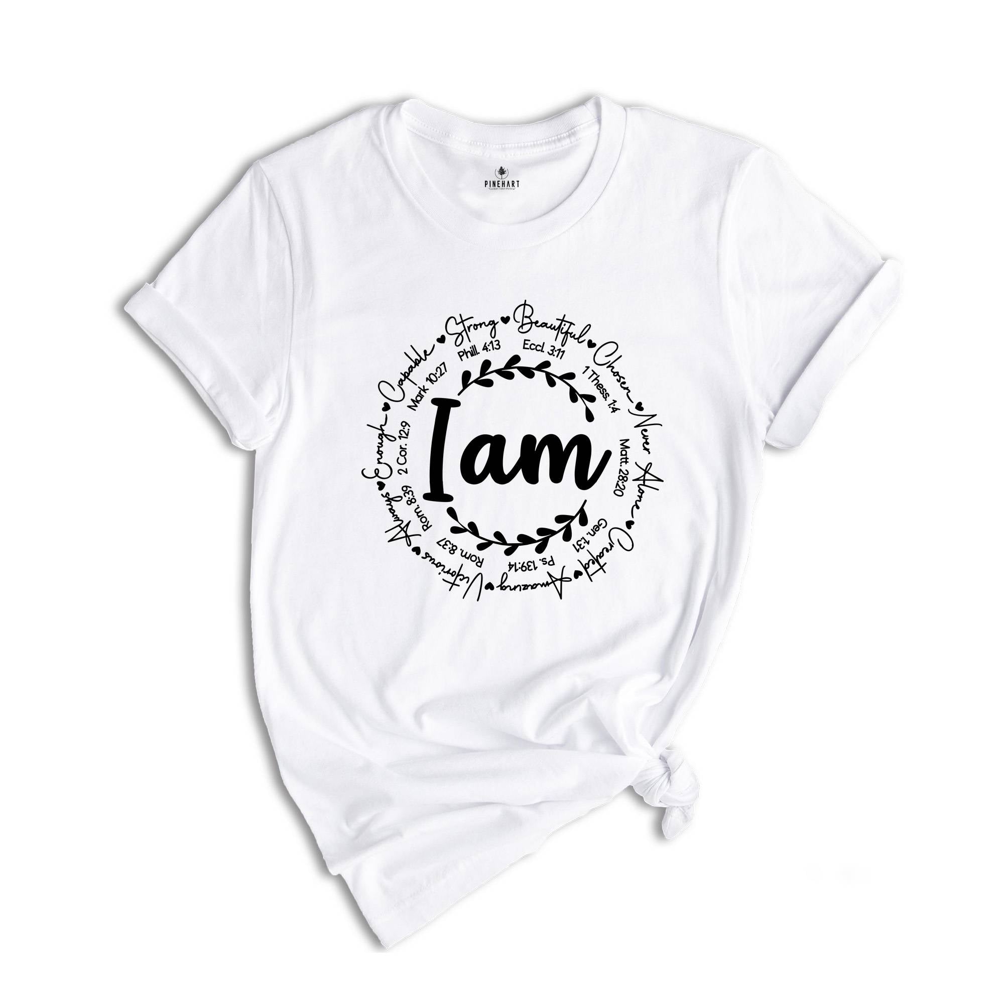 I Am Chosen Shirt, I am Inspiration Shirt, I Am Enough Shirt, Christian Shirt, Jesus Shirt, Motivational Shirt, Faith Shirt