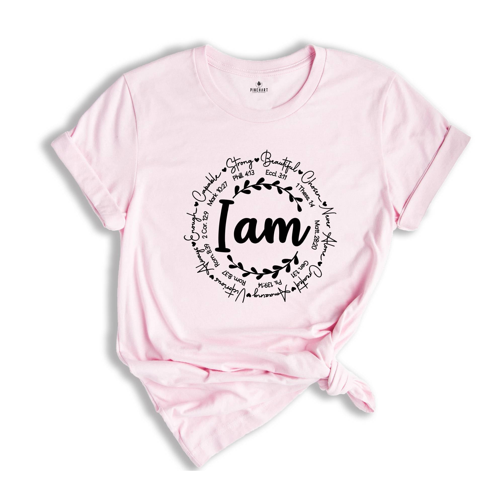 I Am Chosen Shirt, I am Inspiration Shirt, I Am Enough Shirt, Christian Shirt, Jesus Shirt, Motivational Shirt, Faith Shirt