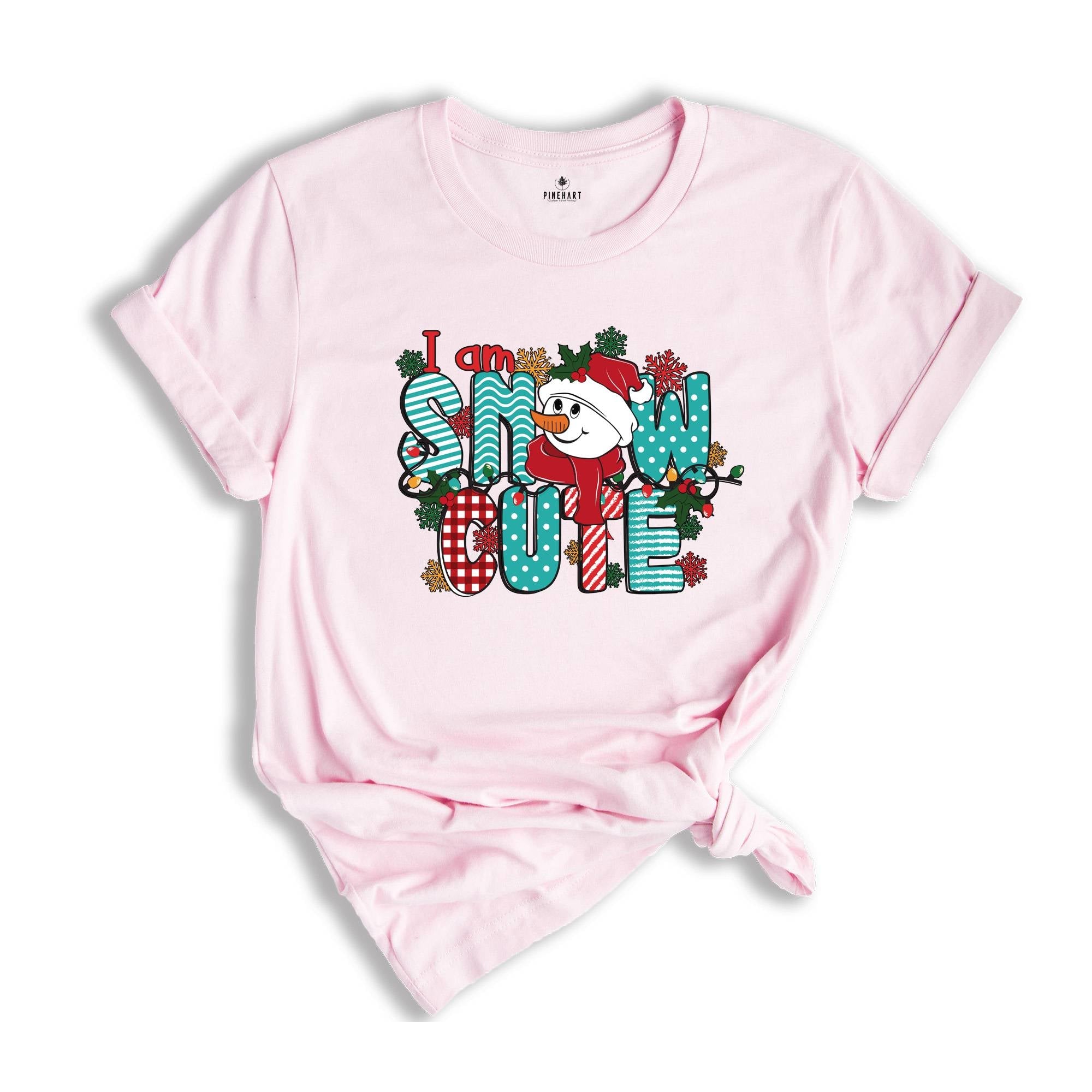 I Am Snow Cute Christmas Shirt, Snowman T-Shirt, Christmas Sweatshirt, Cute Winter Shirt, Holiday Apparel, Funny Snowman Shirt