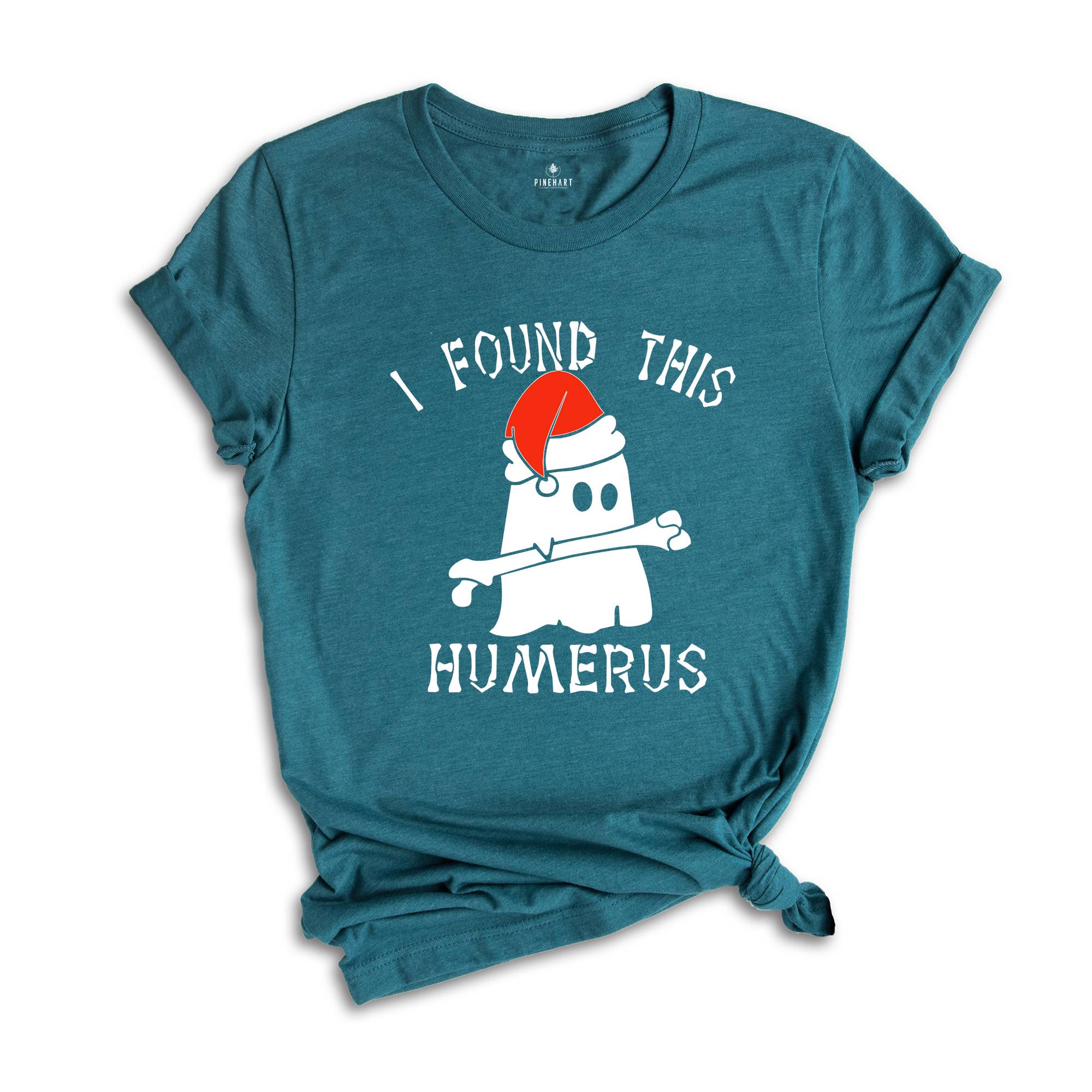 I Found this Humerus Shirt, Funny Christmas Nurse T-Shirt, Xmas Theme Tee, Christmas Gift, Christmas Party Costume