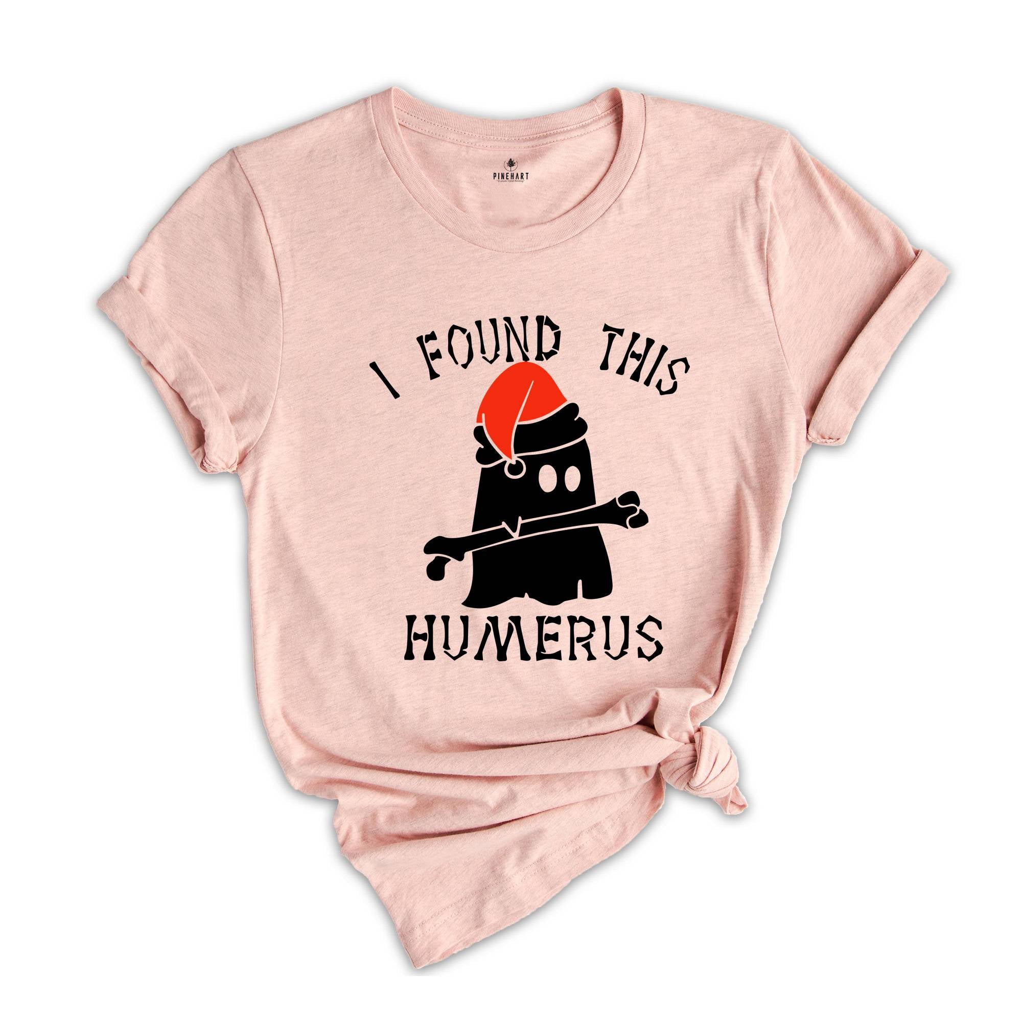 I Found this Humerus Shirt, Funny Christmas Nurse T-Shirt, Xmas Theme Tee, Christmas Gift, Christmas Party Costume