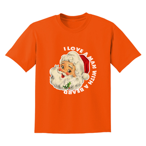 I Love a Man With a Beard Shirt, Vintage Santa Shirt, Funny Xmas Shirt, Holiday Apparel, Christmas Sweatshirt, Santa Shirt