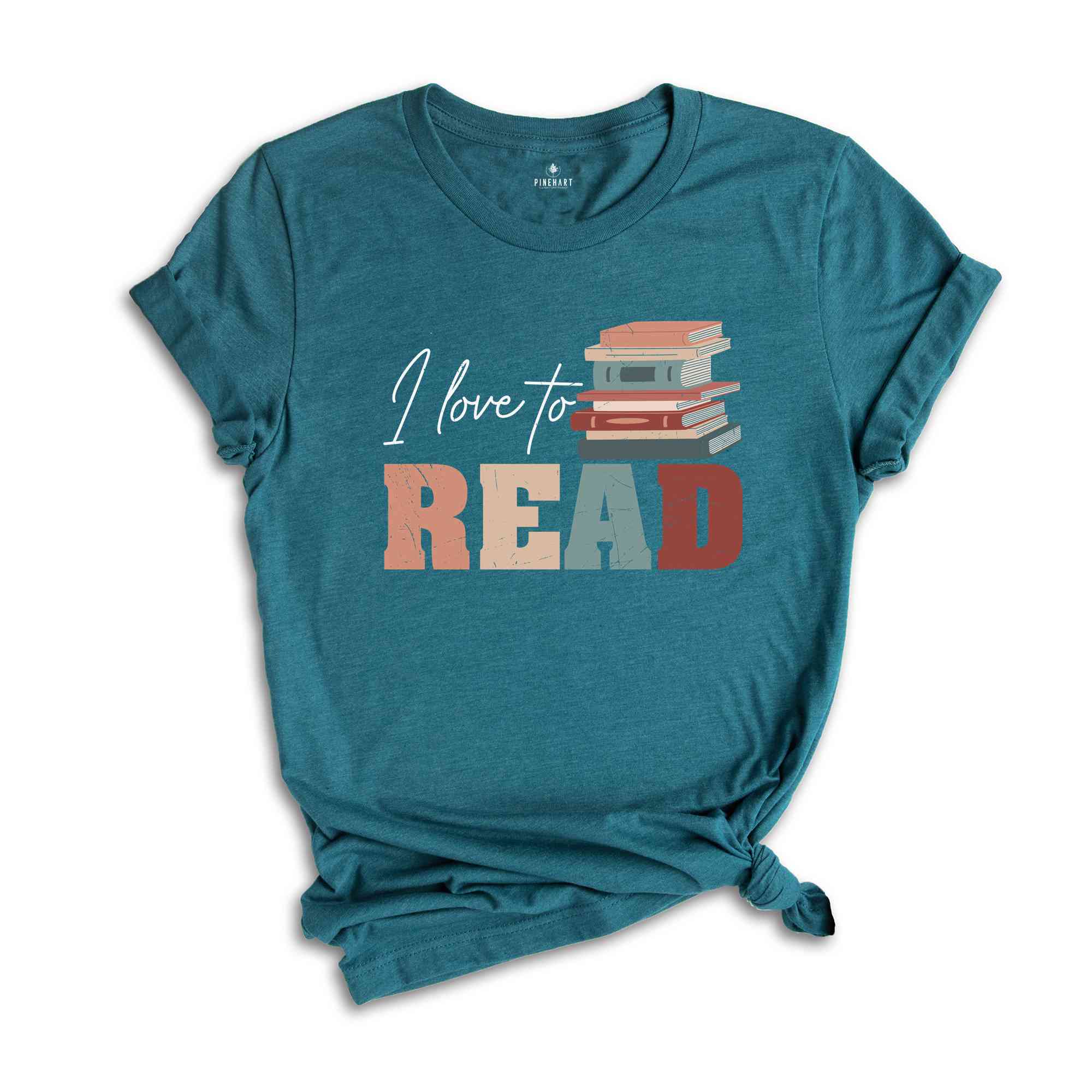 I Love To Read Book Lover Shirt, Bookworm Gift T-Shirt, Reading Addict Shirt, Book Lover T-Shirt