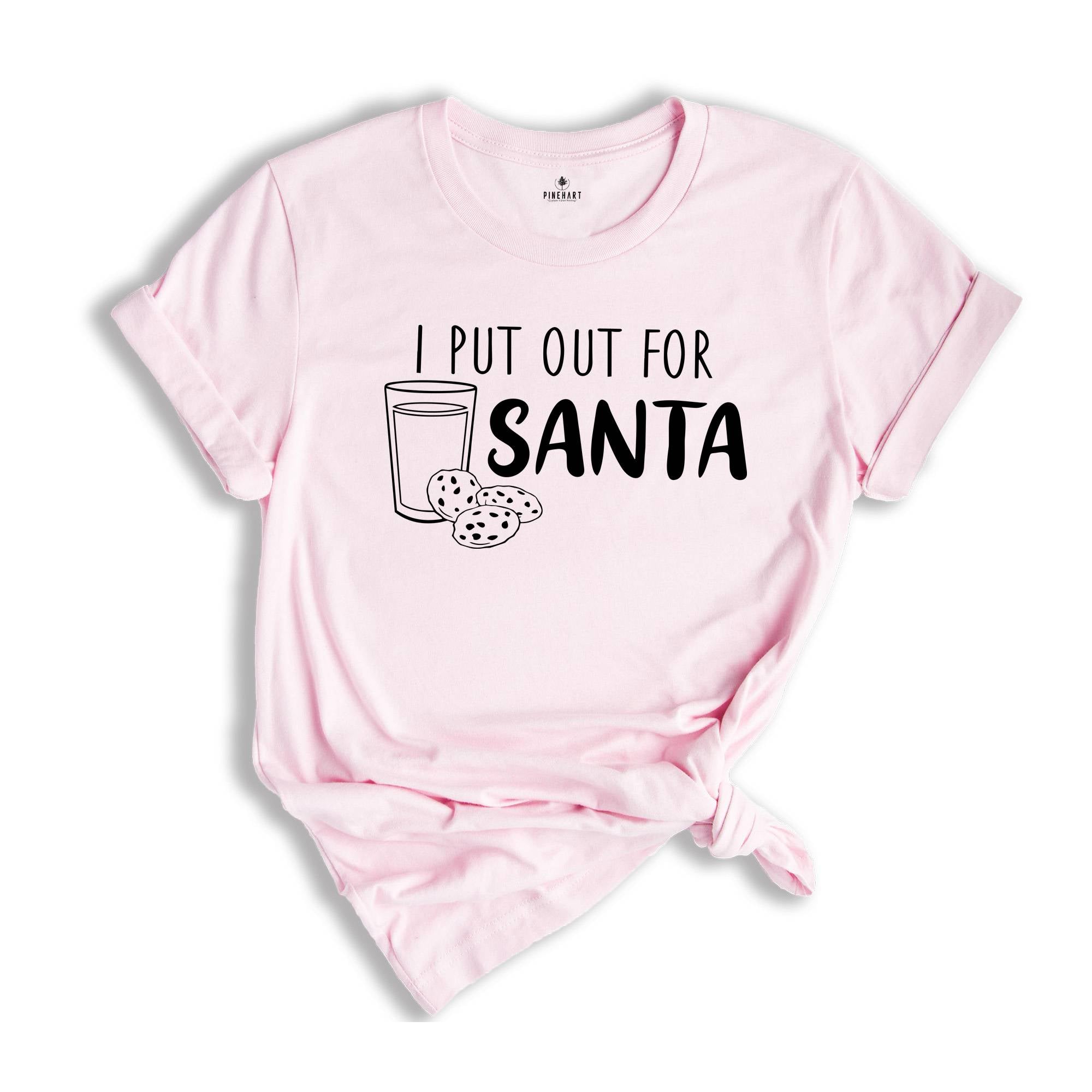 I Put Out For Santa Shirt, Christmas Matching Shirt, Christmas Gift, Santa Claus Tee, Christmas Matching Costume, Couple Tee