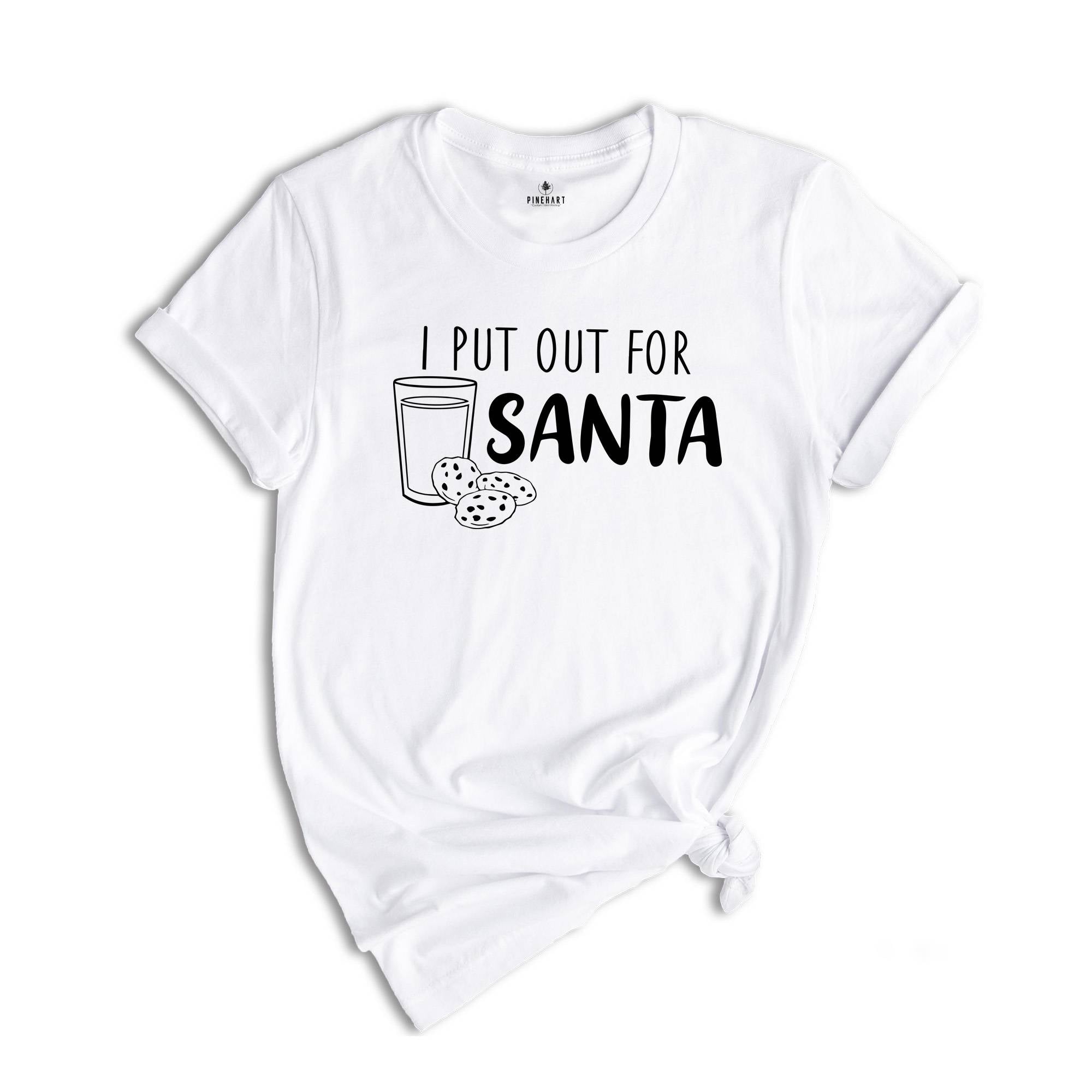 I Put Out For Santa Shirt, Christmas Matching Shirt, Christmas Gift, Santa Claus Tee, Christmas Matching Costume, Couple Tee