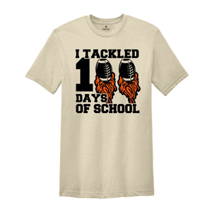 I Tackled 100 Days Of School Shirt, 100th Day Of School Shirt, Student Shirt, Back To School Shirt, 100th Day of School School Celebration,