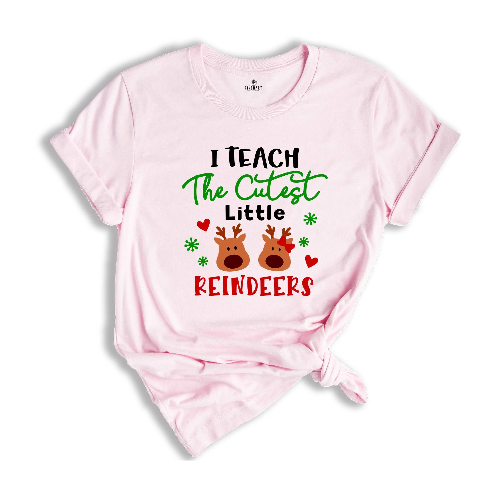 I Teach Cutest Little Reındeers Shirt, Christmas Teacher Shirt, Who Loves Christmas, Christmas Teacher Tee, Teacher Gift